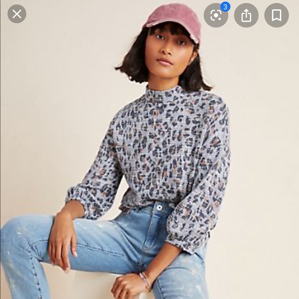 W5 for Anthropologie Mock Neck Top.